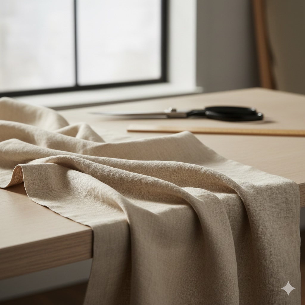 Oatmeal Stonewashed Linen